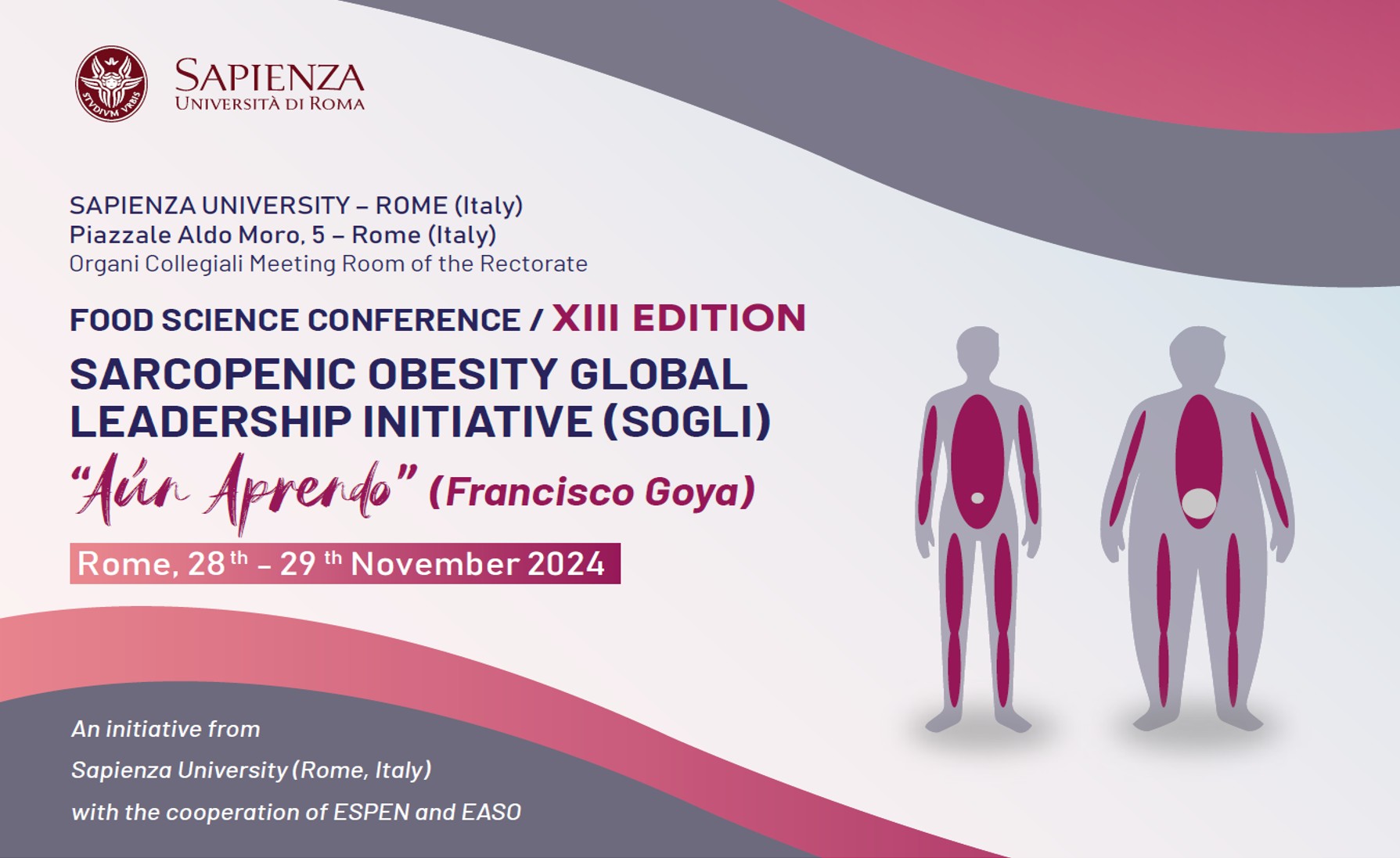 SOGLI — Sarcopenic Obesity Global Leadership Initiative, Roma 28–29 novembre 2024